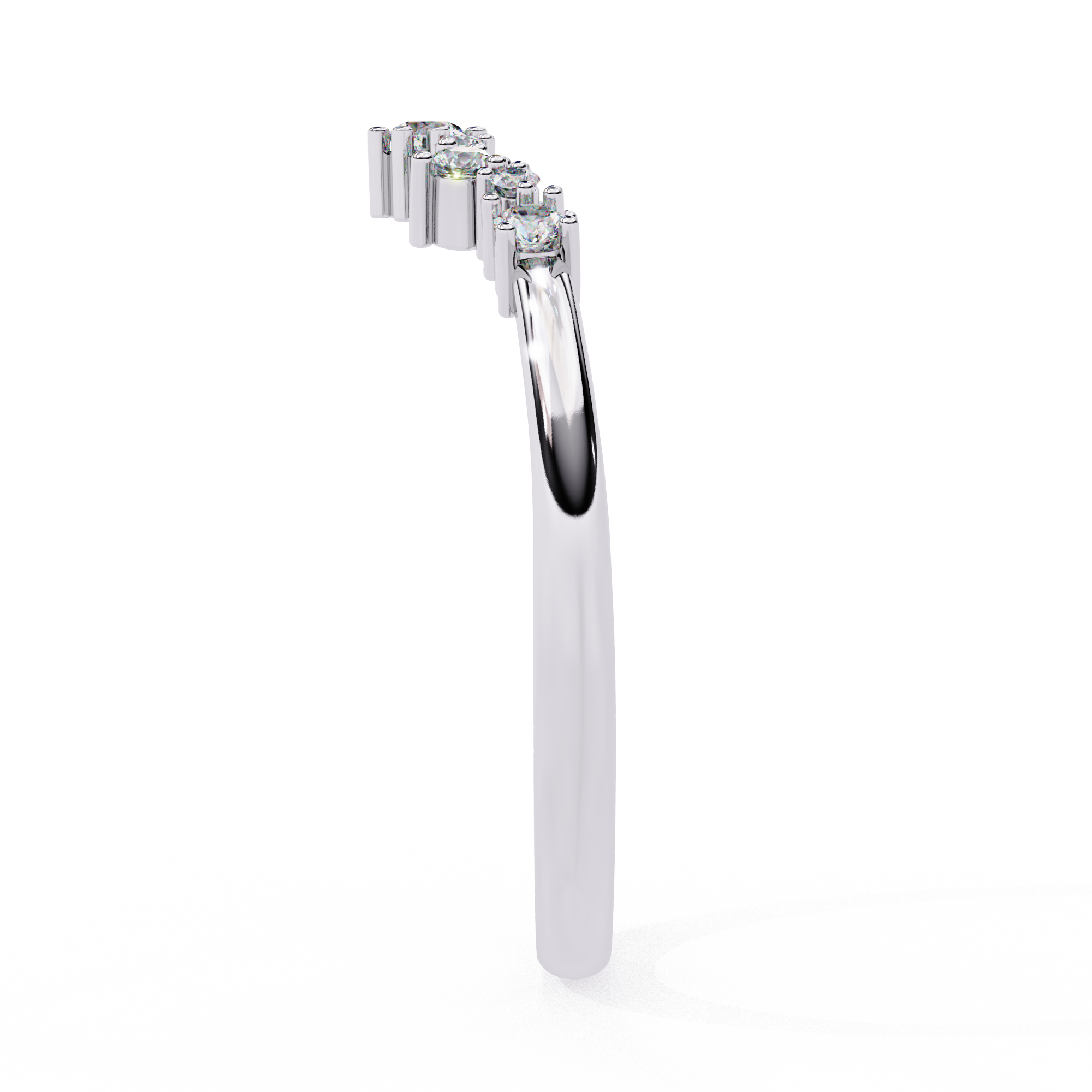 Solitairekart 0.25ct Natural Diamond Tiara Band-HI Color, VS-SI Clarity